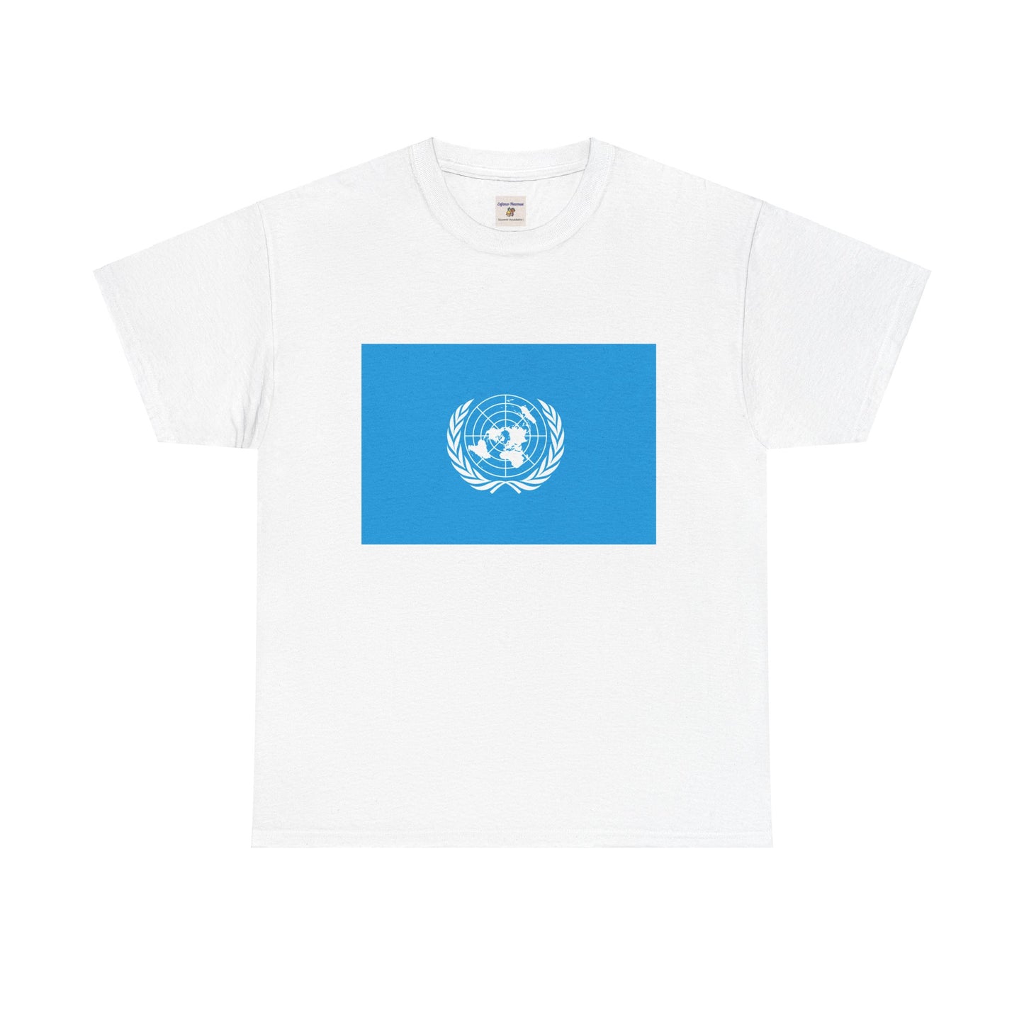 Unisex Heavy Cotton Tee - United Nations Inspired Design - Enfance-Heureuse