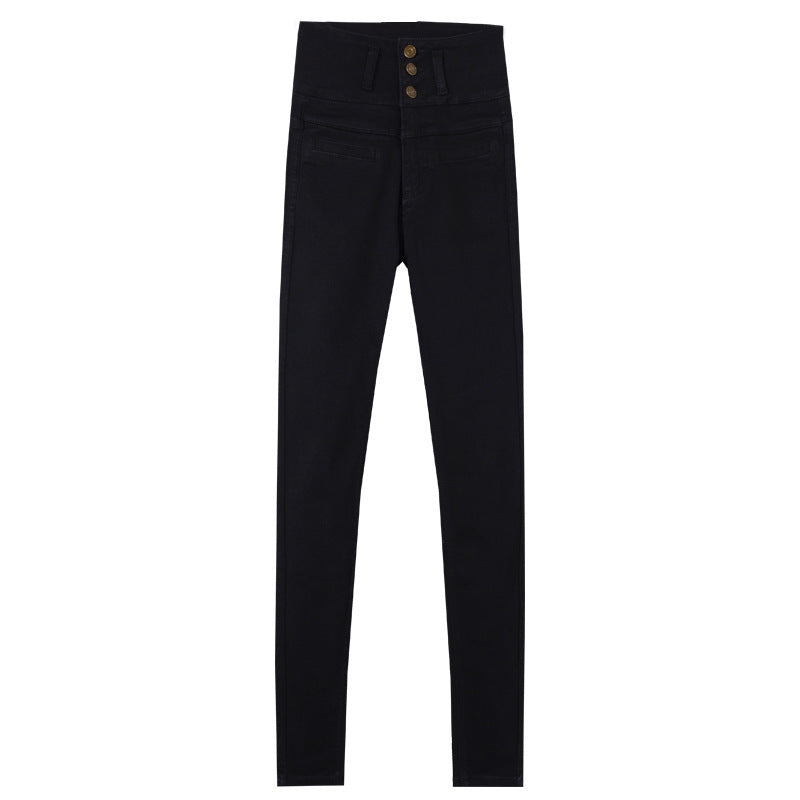 Plus velvet thick jeans women's winter thick warm lamb cashmere - Enfance-Heureuse