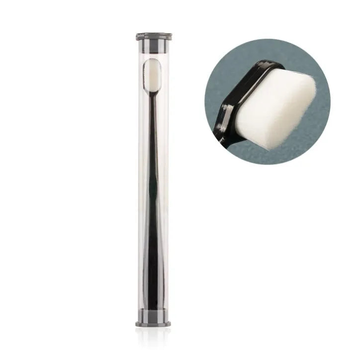 Brosse à dents ultra-fine à poils super doux, brosse de nettoyage en profondeur portable pour outils de soins bucco-dentaires, soins des dents, nettoyage buccal, voyage