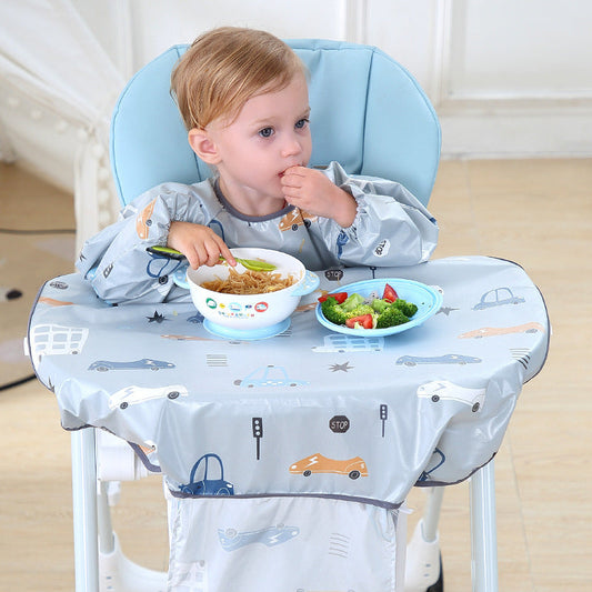 Housse de protection pour chaise de salle à manger pour bébé, bavoir anti-salissure, vêtements d'alimentation, robe