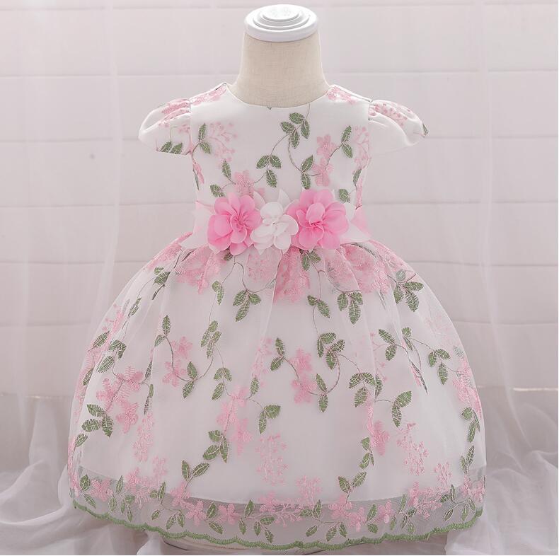 summer children's clothing new baby birthday party wedding dress skirt girls fluffy dress - Enfance-Heureuse