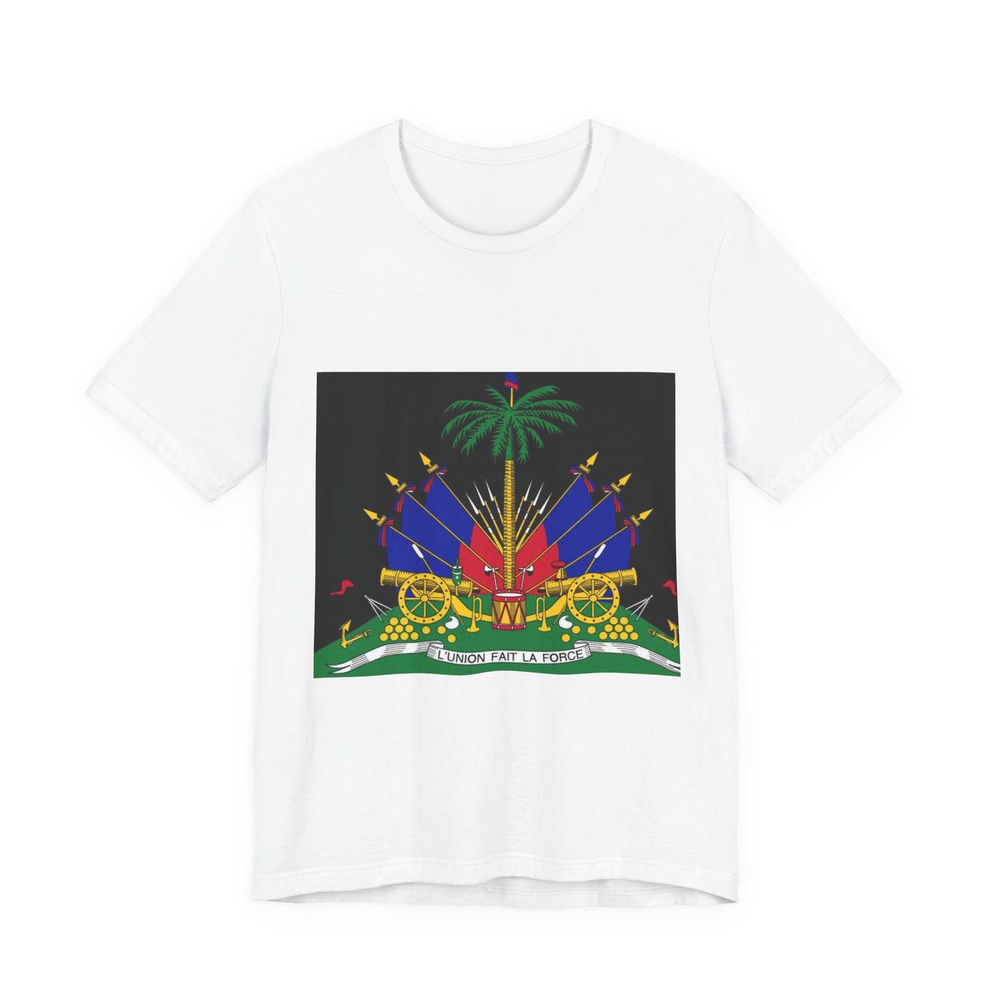 Haiti Coat of Arms T-Shirt — Haitian Flag & Emblem Graphic Tee