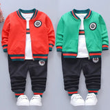 Autumn Children's Three-Piece Suit - Enfance-Heureuse