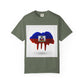 Haiti Flag Drip T-Shirt — Haitian Pride Graphic Tee