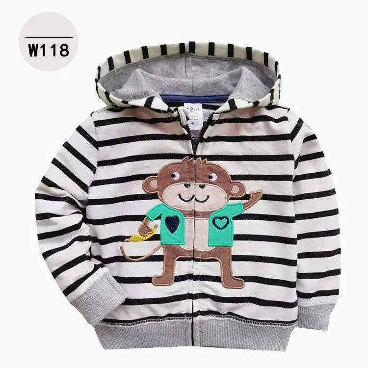 Sweat à capuche zippé pour enfant
