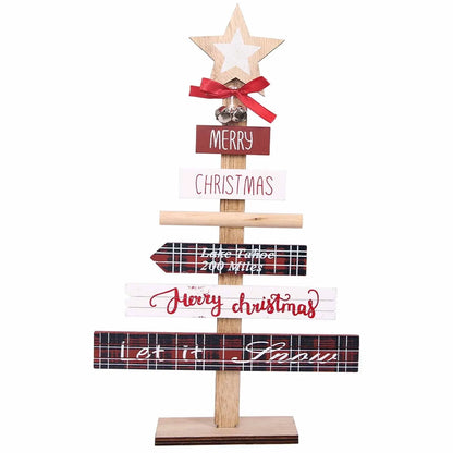 Christmas decorations with English letters - Enfance-Heureuse
