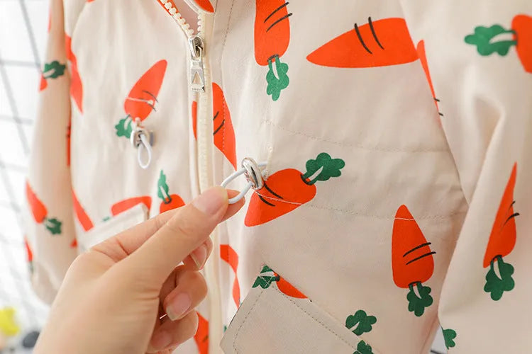 Radish printed children jacket - Enfance-Heureuse