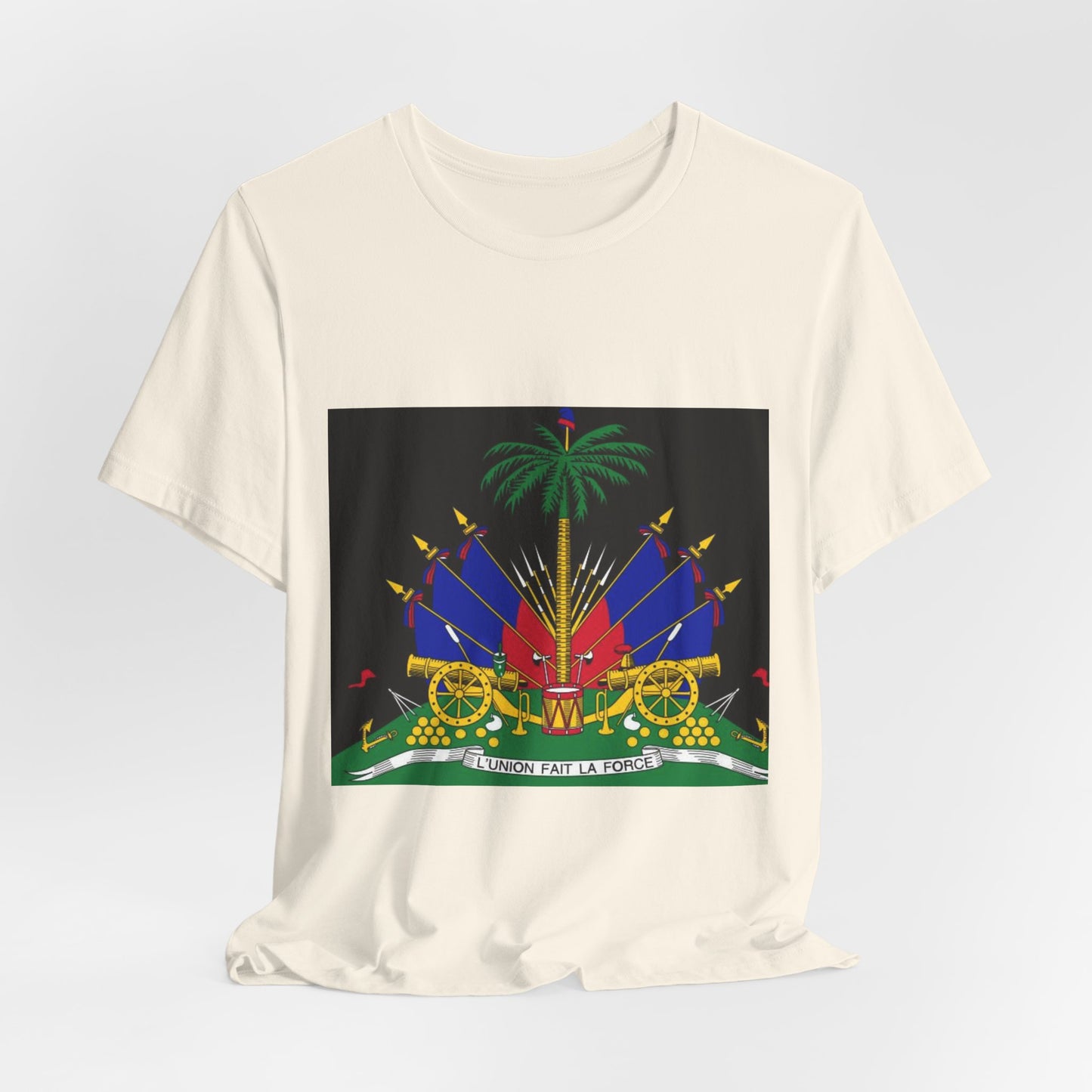 Haiti Coat of Arms T-Shirt — Haitian Flag & Emblem Graphic Tee