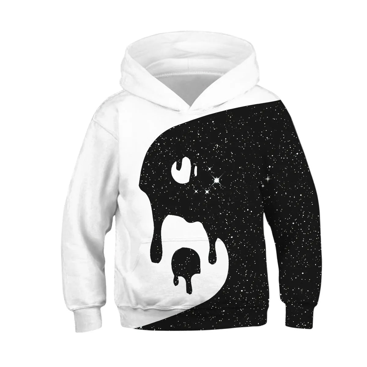Digital Printing Children's Hooded Long-Sleeved Sweater - Enfance-Heureuse