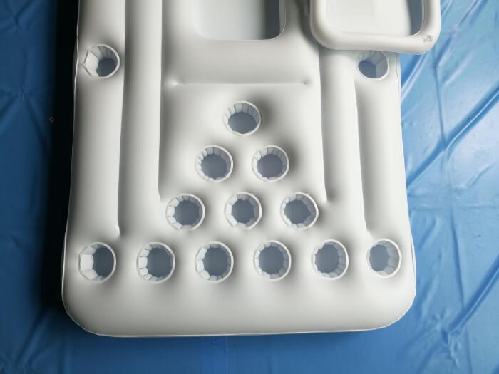 Water Party Air Mattress Ice Bucket Cooler Cup Holder Inflatable Beer Pong Table Pool Float - Enfance-Heureuse