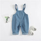 Boys and girls baby denim suspenders trousers - Enfance-Heureuse