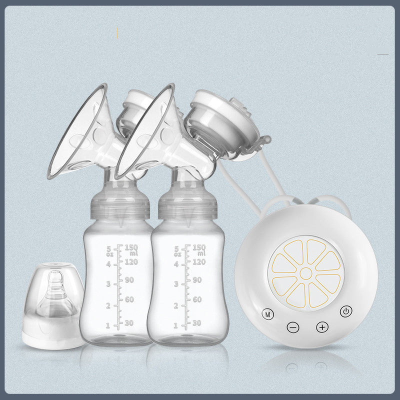 USB plug-in bilateral breast pump, electric breast pump, automatic breast pump - Enfance-Heureuse
