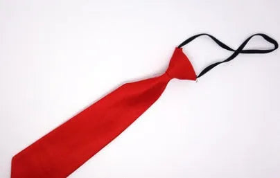Pure Color Rubber Band Children's Tie - Enfance-Heureuse