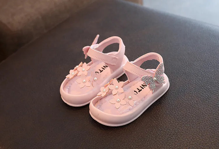 Little Kids' Princess Shoes Non-slip Soft-soled Baby Shoes - Enfance-Heureuse