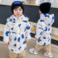 New Style Children's Down Jacket Middle Long Cute Thickened Cotton - Enfance-Heureuse