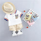 Children's clothing Korean short sleeve suit - Enfance-Heureuse