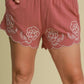 Umgee Full Size Linen Blend Shorts with Floral Embroidered Details Plus Size - Enfance-Heureuse