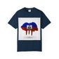 Haiti Flag Drip T-Shirt — Haitian Pride Graphic Tee