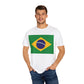 Brazilian Flag Unisex Garment-Dyed T-Shirt - Celebrate Culture and Pride