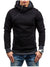 Brand Hoodie Oblique Zipper Solid Color Hoodies Men Fashion Tracksuit Male Sweatshirt Hoody Mens - Enfance-Heureuse