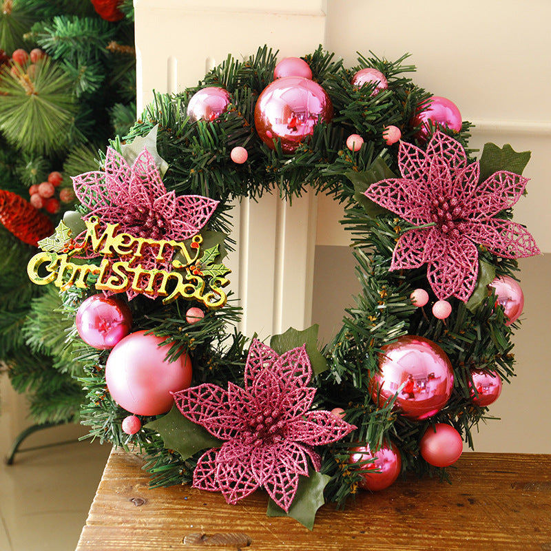 Christmas Decorations Christmas Wreath Home Decor For Home Garden Decorations Mall Door Decoration - Enfance-Heureuse