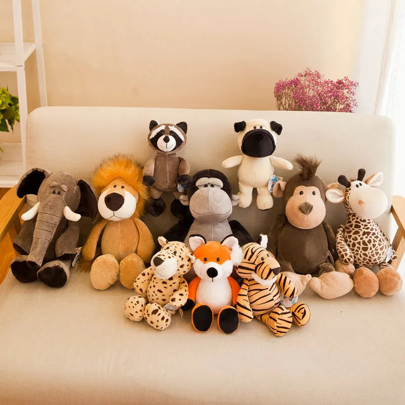 Jouets en peluche animaux de la Jungle - Enfance-Heureuse