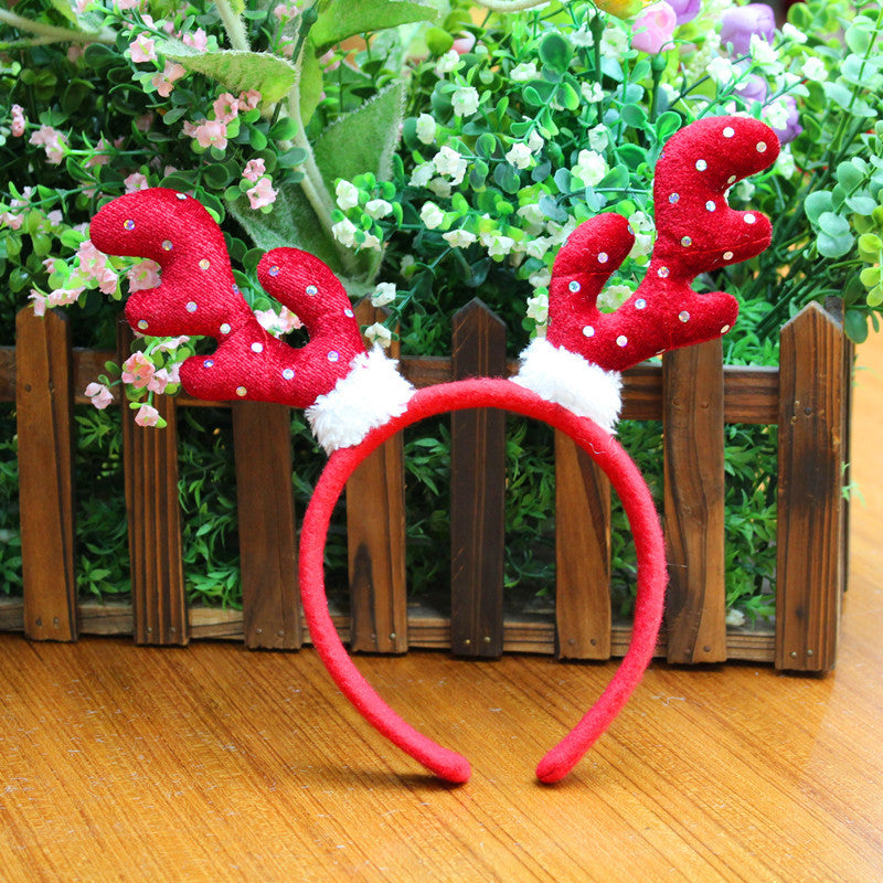 Christmas Head Buckle Christmas Party Supplies Christmas Headband Gifts Christmas Headband Christmas Hat Head Buckle - Enfance-Heureuse
