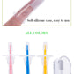Silicone Baby Toothbrush Kids Teether Training Tool Clear Massager - Enfance-Heureuse