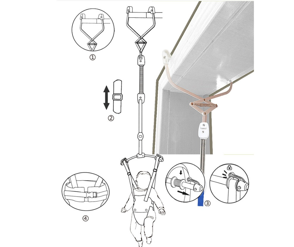 Children's fitness frame bounce fitness equipment - Enfance-Heureuse
