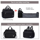 Portable Folding Baby Bed Mummy Bag Portable Messenger Bag - Enfance-Heureuse