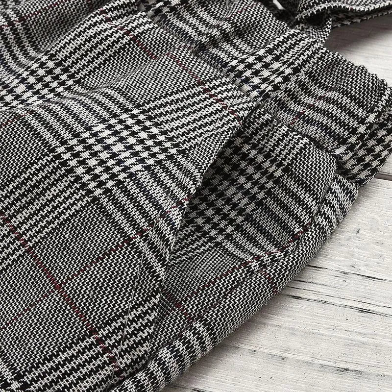 Jupe en dentelle à carreaux pour filles, costume de pantalon pour garçon - Enfance-Heureuse