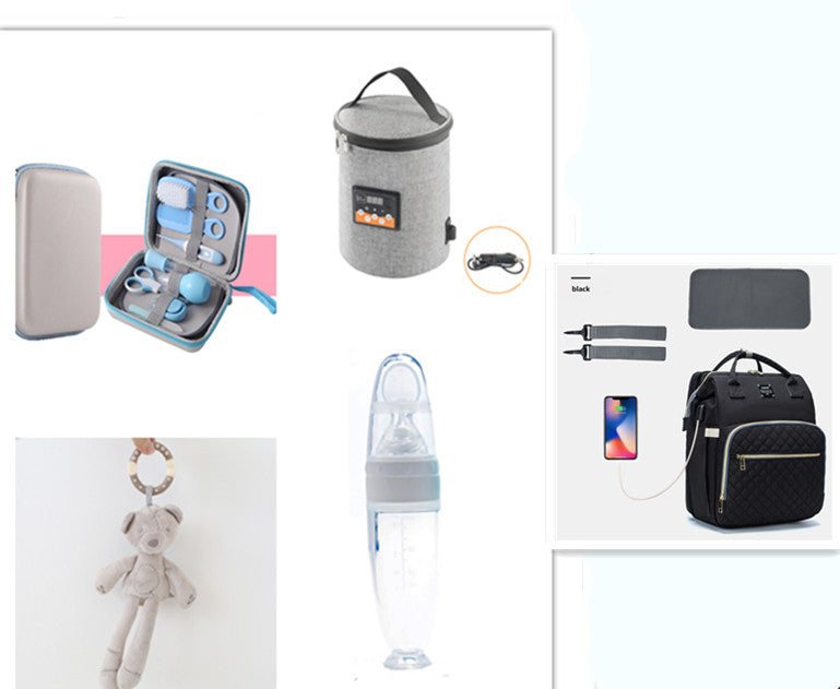 Baby nail clippers thermometer care set - Enfance-Heureuse