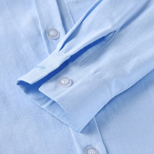 Ensemble chemise à manches longues et pantalon en denim pour bébé garçon en coton