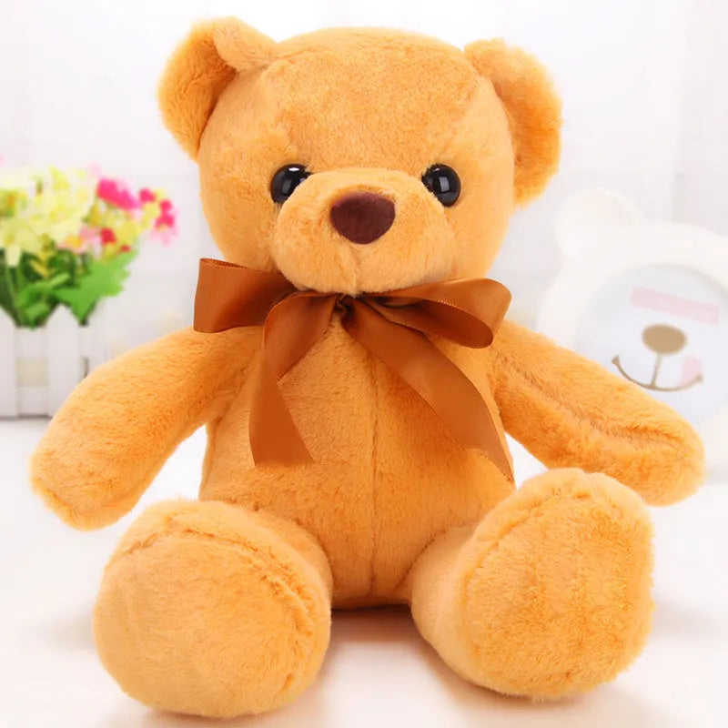 Small Bear Plush Bear Hug bBar Plush Plush Toy Panda Doll Bear Puppet Doll Girl - Enfance-Heureuse