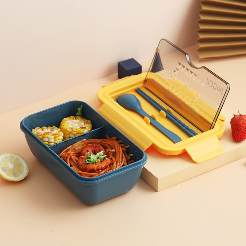 Office Worker Glass Lunch Box - Enfance-Heureuse