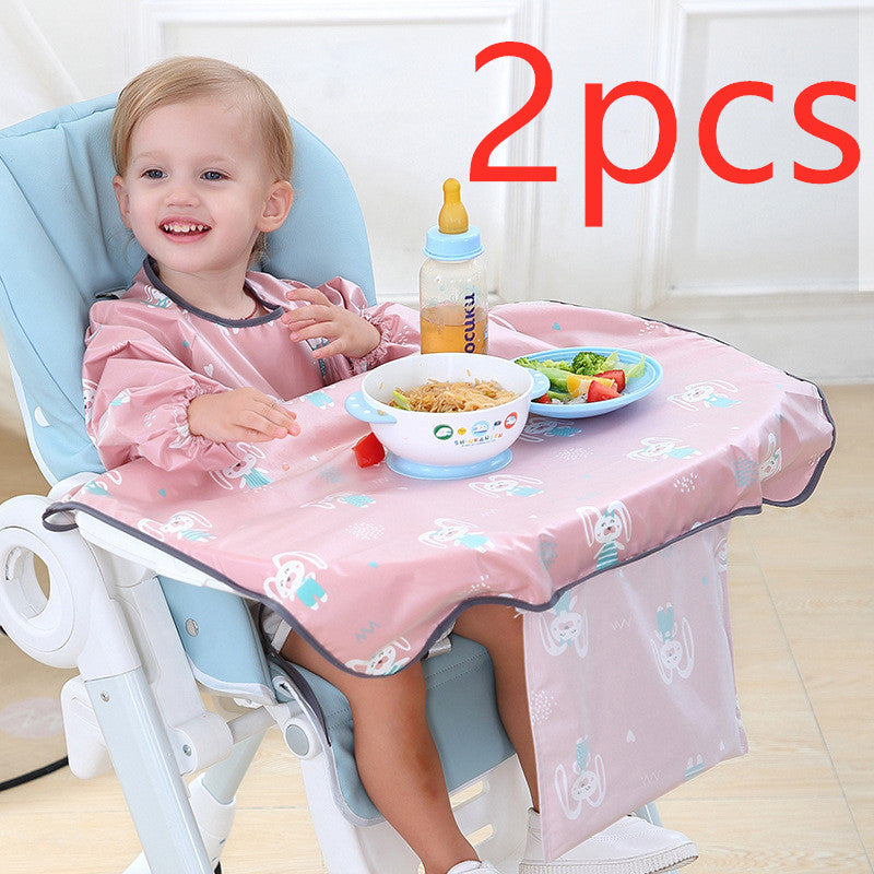 Housse de protection pour chaise de salle à manger pour bébé, bavoir anti-salissure, vêtements d'alimentation, robe