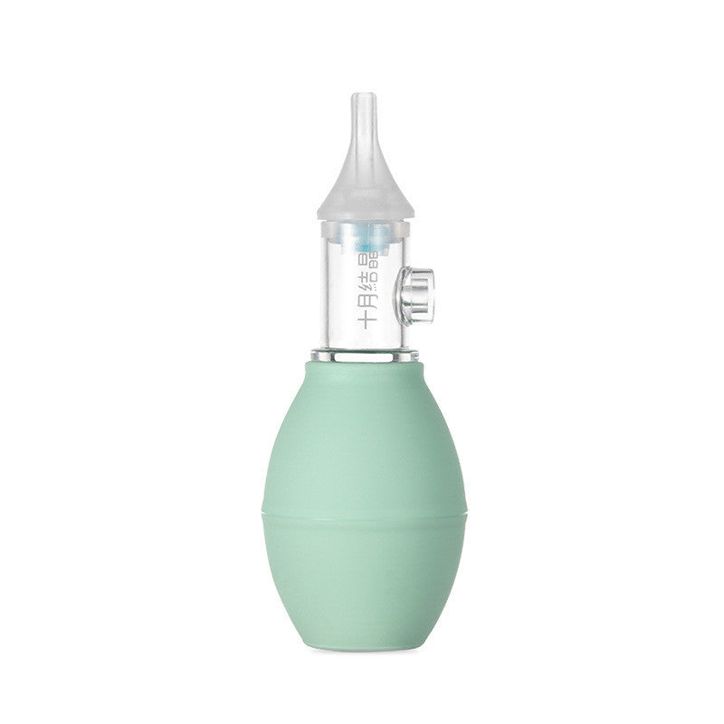 Infant Silicone Nasal Aspirator Pump Type Neonatal Cold Nasal Mucus Cleaner - Enfance-Heureuse