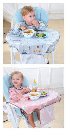 Housse de protection pour chaise de salle à manger pour bébé, bavoir anti-salissure, vêtements d'alimentation, robe