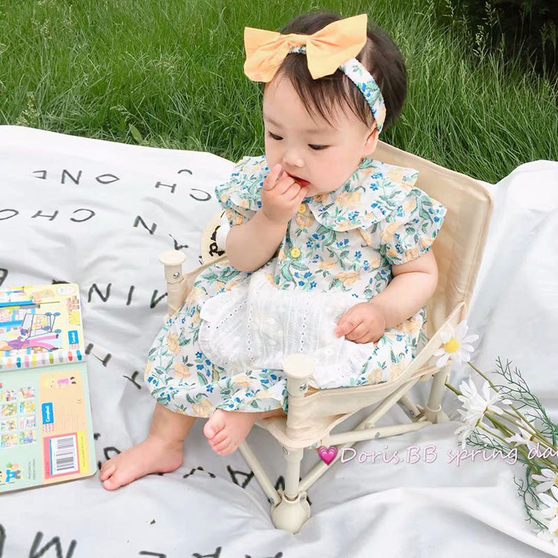 Chaise de camping portable et sécurisée pour enfants, table et chaise pliantes pour bébé, pour l'extérieur, multifonctionnelle et pliable