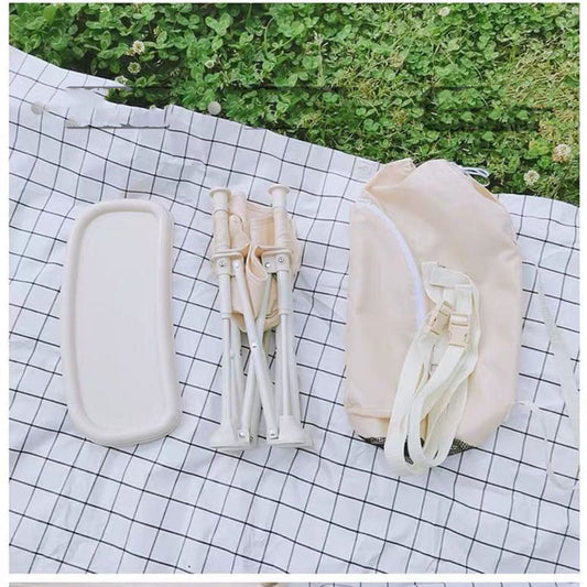 Chaise de camping portable et sécurisée pour enfants, table et chaise pliantes pour bébé, pour l'extérieur, multifonctionnelle et pliable