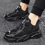 Spring And Summer New Mens Fashion Trend Casual Shoes Mesh Platform Sneakers - Enfance-Heureuse