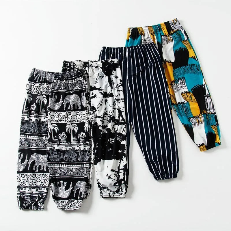 Enfants de Moustique Pantalon Garçons D'été Mince Long Pantalon - Enfance-Heureuse