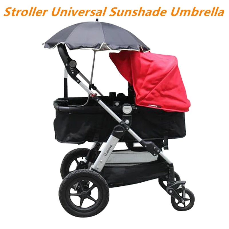 360 Degrees Pram Umbrellas Cart Accessories Adjustable Stroller Umbrella - Enfance-Heureuse