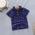 Anchor Print Little Boy's Children's Suit Korean Short Sleeve T-Shirt Children's Wear - Enfance-Heureuse