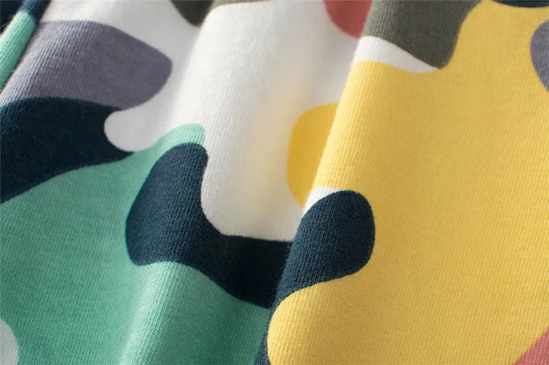 Pantalon de camouflage Lycra coton coréen vêtements pour enfants shorts pour enfants - Enfance-Heureuse