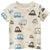 Children's Car Short-sleeved T-shirt - Enfance-Heureuse