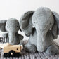 Super Soft Gray Plush Elephant Doll Boy Baby Elephant Doll Accompany Sleeping Doll Photo Props Ins Comfort - Enfance-Heureuse