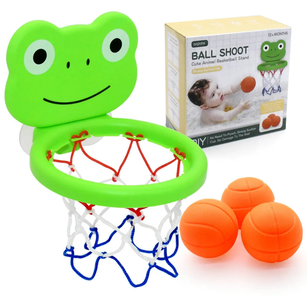 Children's Bathroom Sucker Basketball Hoop Baby Shooting Toy - Enfance-Heureuse
