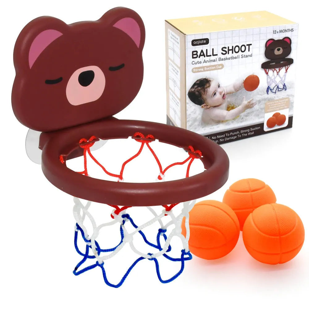 Children's Bathroom Sucker Basketball Hoop Baby Shooting Toy - Enfance-Heureuse