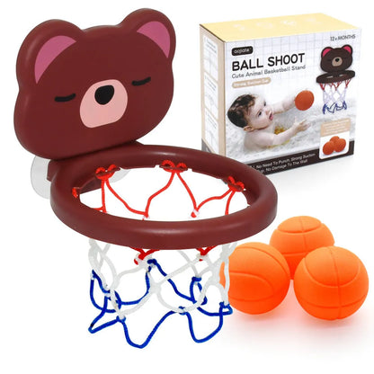 Children's Bathroom Sucker Basketball Hoop Baby Shooting Toy - Enfance-Heureuse